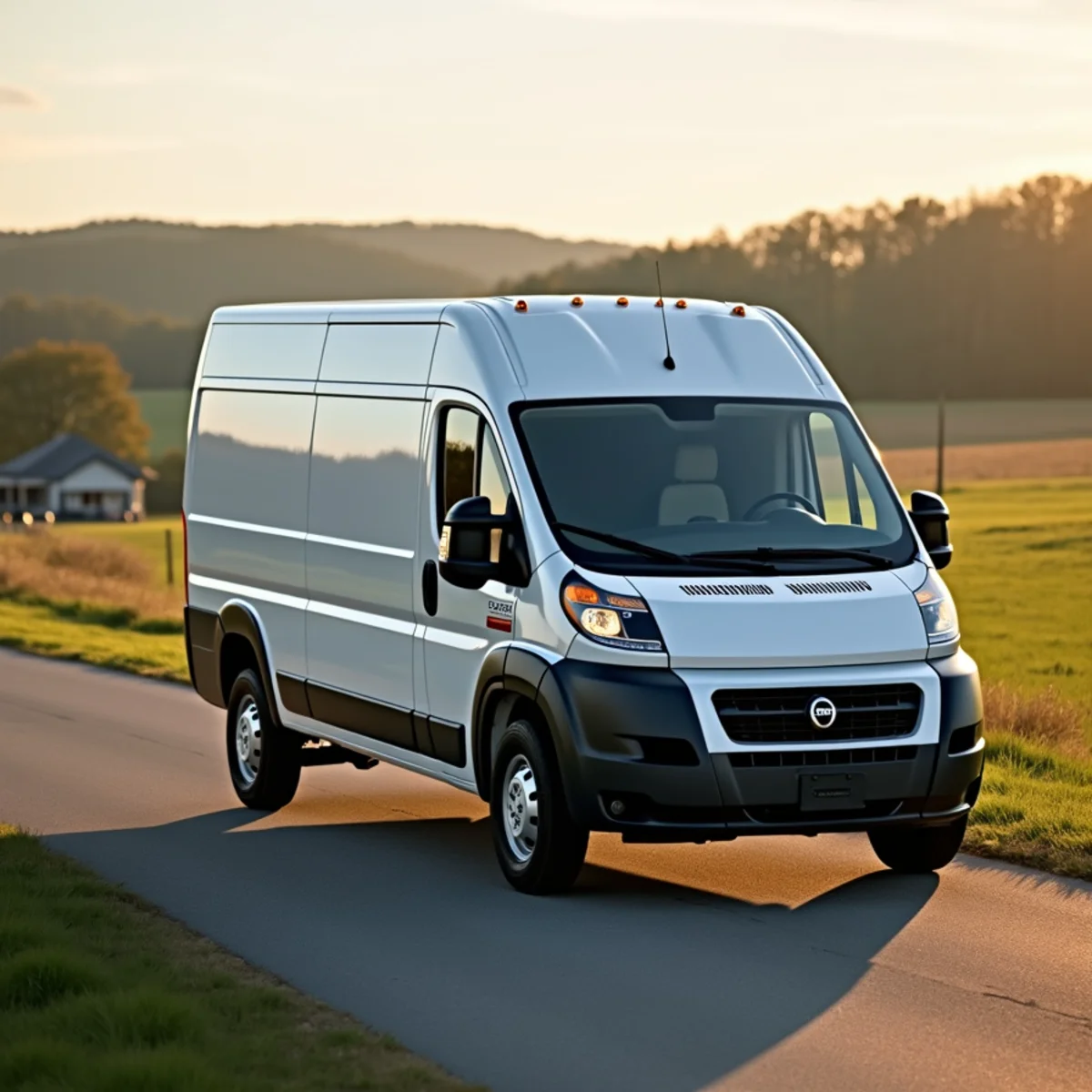 QC Heating & Cooling Pros service van on a rural road near Somerset, Kentucky